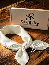 [Ivory] SilkSilky  Scarf 004
