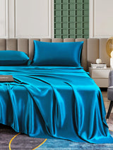 [Teal] SilkSilky  25Momme Bedding Set 006