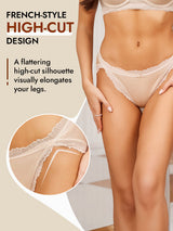 [Beige] SilkSilky  100% Silk Jersey Panty 006
