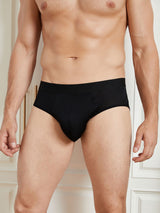 [Black] SilkSilky  100% Silk Jersey Men's Underwear 004