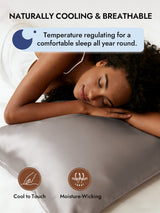 [Gray] SilkSilky Pillowcase 005