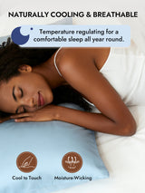 [Light Blue] SilkSilky Pillowcase 005