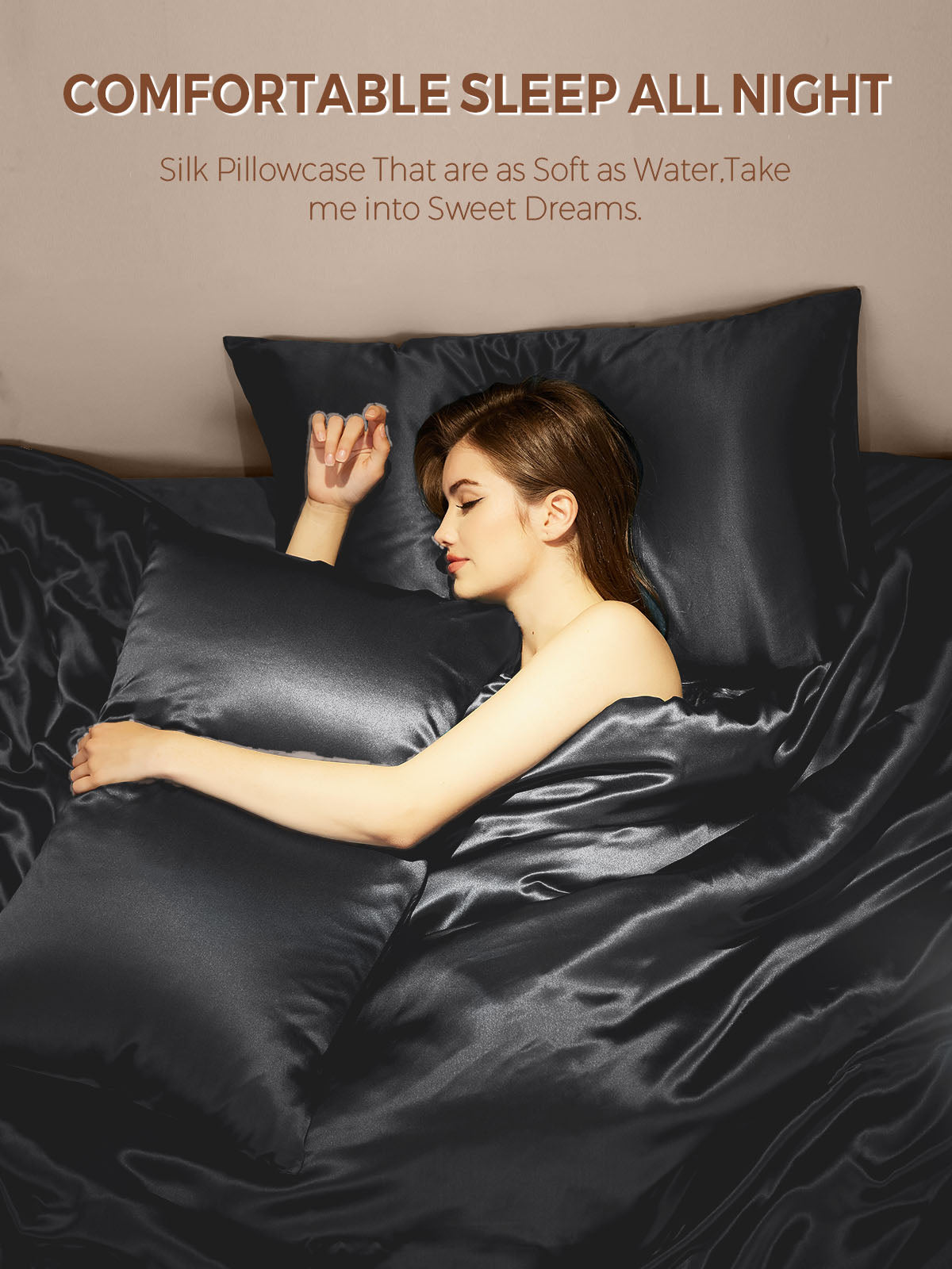 19Momme 100% Mulberry Silk Pillowcase - Envelope Closure