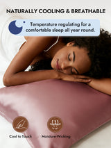 [Pale Mauve] SilkSilky Pillowcase 005