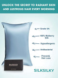 100% Mulberry Silk Pillowcase with Envelope Closure (Buy 3, Get 1 Free )