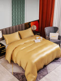 SilkSilky US 25Momme Pure Silk Bedding Set Champagne 004