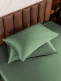 SilkSilky  30Momme Pure Silk Pillowcase GrayishGreen 002