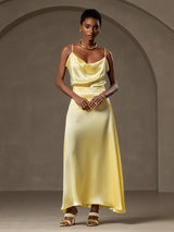 [Light Yellow] SilkSilky  Skirt 003