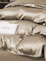 [Khaki] SilkSilky  19Momme Duvet Covers 003