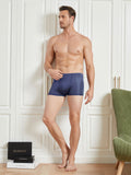 SilkSilky US Silk Knitted Mens Underwear DarkBlue 006