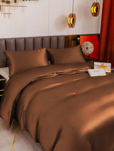 [Coffee] SilkSilky  19Momme Bedding Set 004