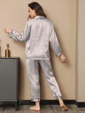 SilkSilky-US-Pure-Silk-Long-Sleeve-Lapel-Women's-Pajamas-Silver-002