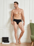 SilkSilky US Silk Knitted Mens Underwear Black 006