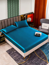[Teal] SilkSilky  25Momme Bedding Set 001