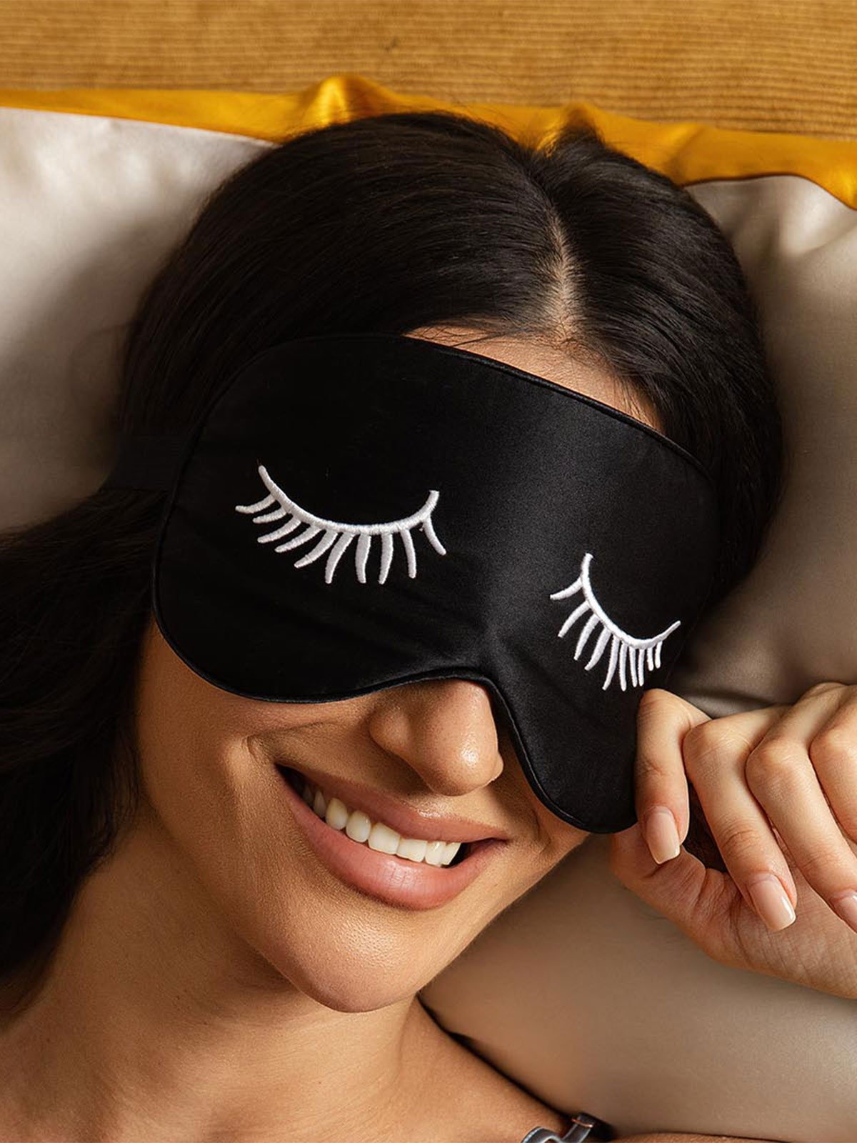 [WhiteEyelashes] SilkSilky Pure Silk Eye Mask 002