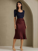 [Coffee] SilkSilky  Skirt 007