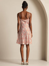 [Cherry] SilkSilky  Pure Silk V Neck Dress 002,