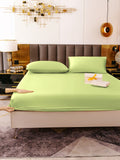 SilkSilky US 19Momme Pure Silk Bedding Set MintGreen 004