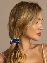 [Navy Dragon] SilkSilky  Scrunchie 004