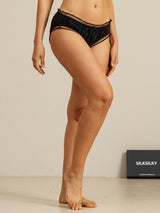 [Black] SilkSilky  Panty 007
