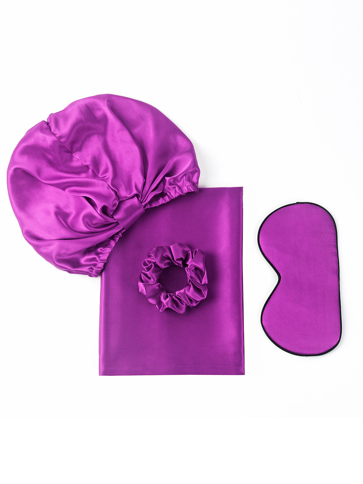 SilkSilky US 19Momme Pure Silk Pillowcase Set Purple 003