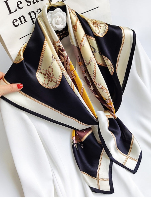 [P010] SilkSilky  Pure Silk Scarf 001,