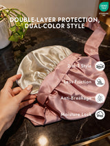 [Pale Mauve] SilkSilky  Sleep Cap 002