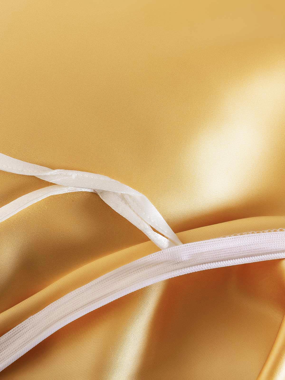 [Champagne] SilkSilky  19Momme Pure Silk Duvet Cover 003