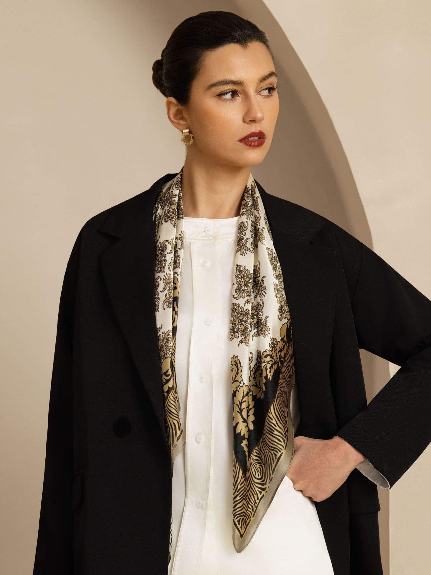 [P109] SilkSilky  Silk Scarf 002