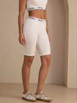 [White] SilkSilky Womens Shorts 005