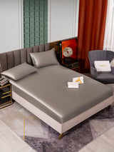 [Gray] SilkSilky  25Momme Bedding Set 001