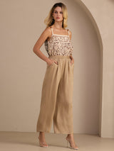 [Curry] SilkSilky Womens Pants 004