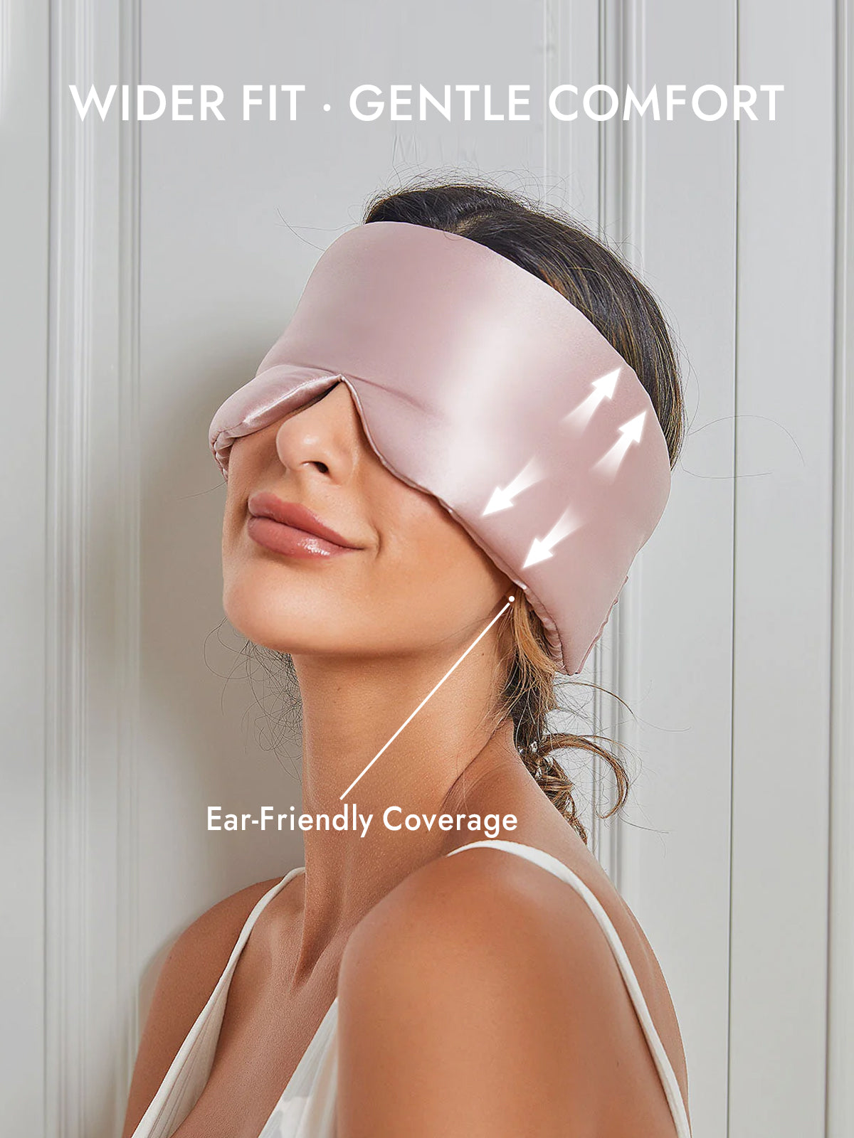 [Light Pink] SilkSilky  19Momme Pure Silk Eye Mask 005