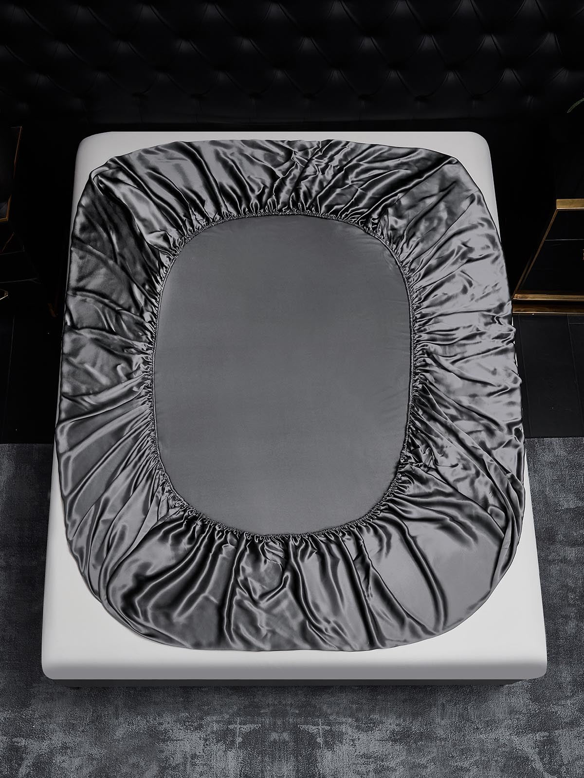 [Dark Gray] SilkSilky  19Momme Pure Silk Bedding Set 003