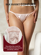 [Pink] SilkSilky  Pure Silk Panty 004