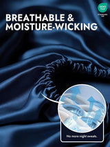 [Dark Blue] SilkSilky  25Momme Sheet 003