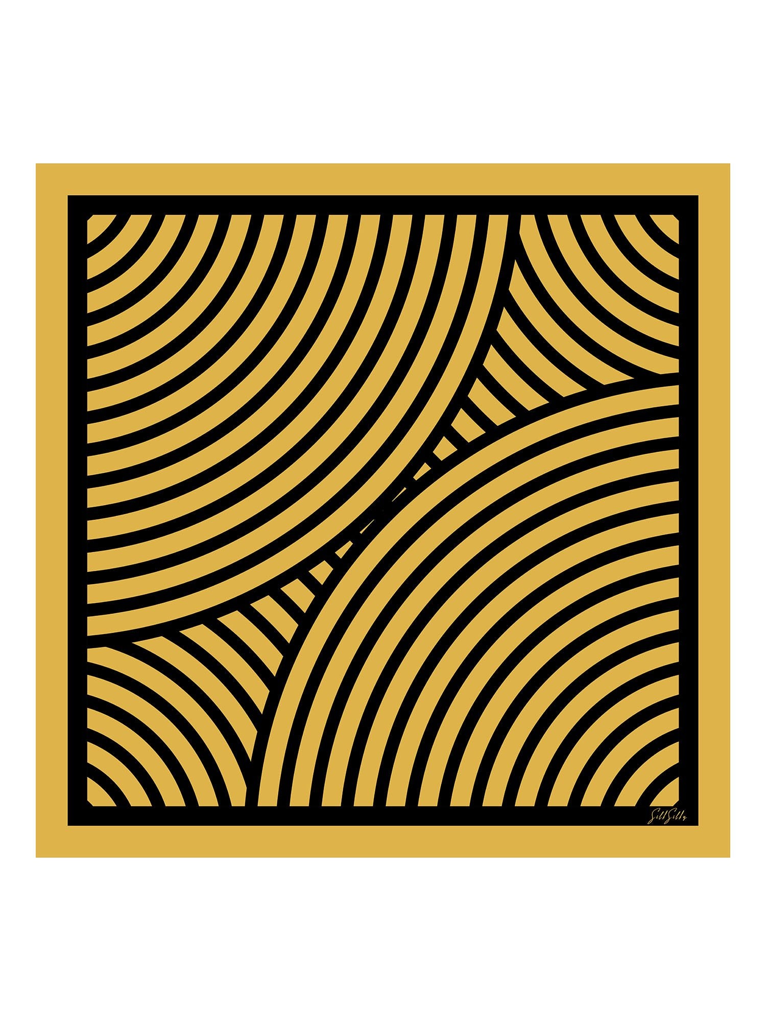 [Yellow Arcs] SilkSilky Scarf 001