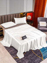 [White] SilkSilky  22Momme Bedding Set 002