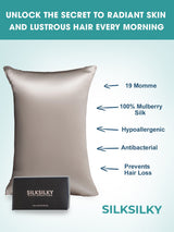 [Gray] SilkSilky Pillowcase 003