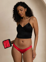 [Red] SilkSilky  19Momme Panty 006