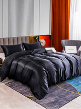 [Black] SilkSilky  22Momme Bedding Set 002