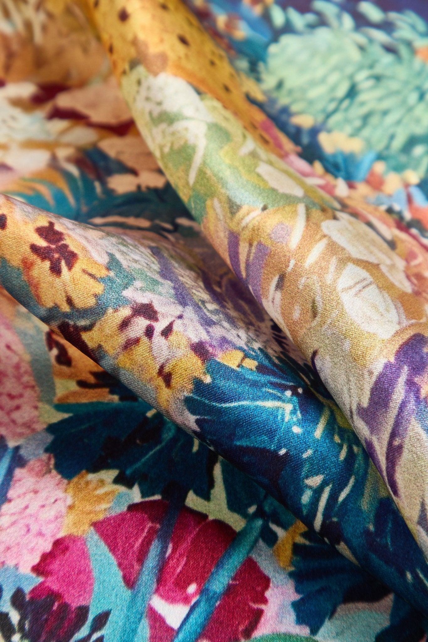 [Multi] SilkSilky Pure Silk Scarf 005