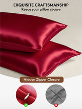 [Wine] SilkSilky Pillowcase 006