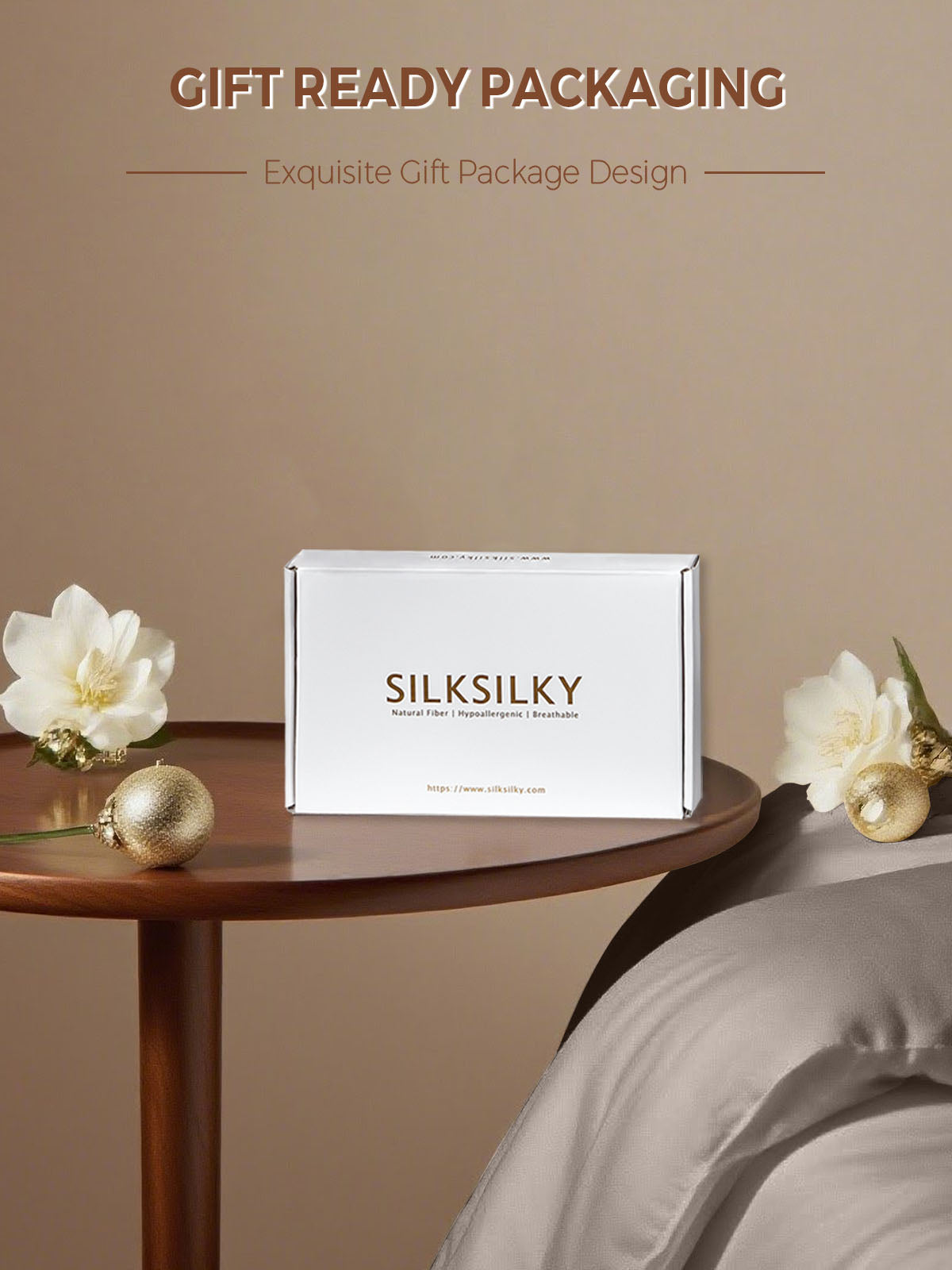 19Momme 100% Mulberry Silk Pillowcase - Envelope Closure