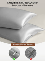 [Silver] SilkSilky Pillowcase 006