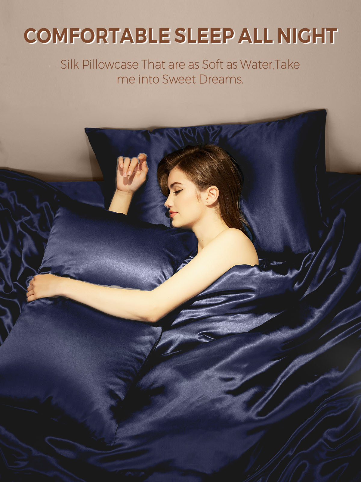 19Momme 100% Mulberry Silk Pillowcase - Envelope Closure