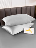 SilkSilky US 22Momme Pure Silk Pillowcase Silver 004