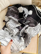 [P075] SilkSilky Pure Silk Scarf 003