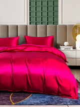 [Wine] SilkSilky  25Momme Bedding Set 004
