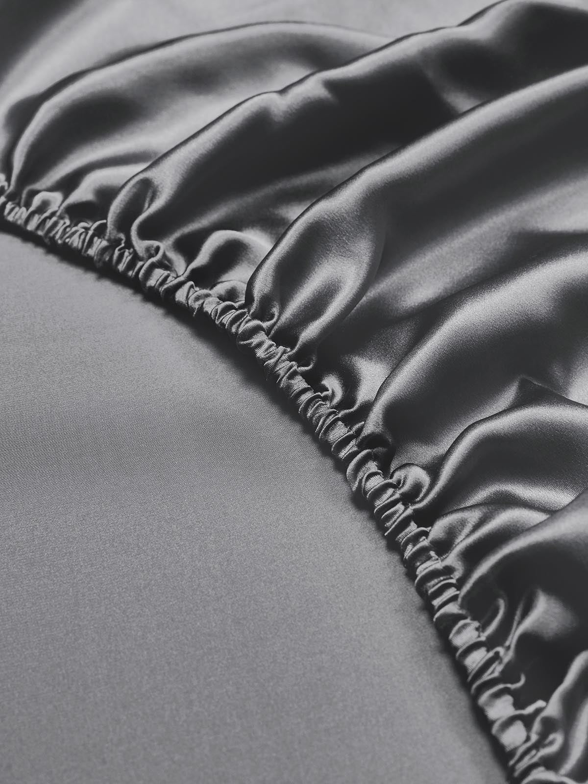 [Dark Gray] SilkSilky  19Momme Pure Silk Bedding Set 004